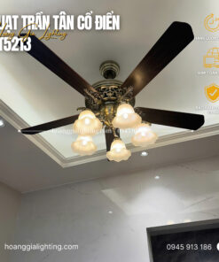 Quạt trần 5 cánh gỗ QT5213