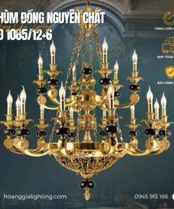 Đèn chùm đồng cổ điển CĐ 1085/12+6