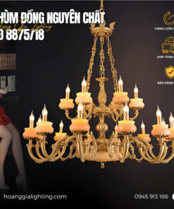 Đèn chùm đồng CĐ 8875/18