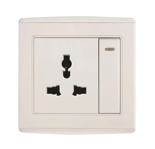 Công tắc 1 chiều và ổ cắm 3 chấu
