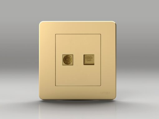 BỘ Ổ CẮM TI VI VÀ ĐIỆN THOẠI VIQ7-TV/TEL