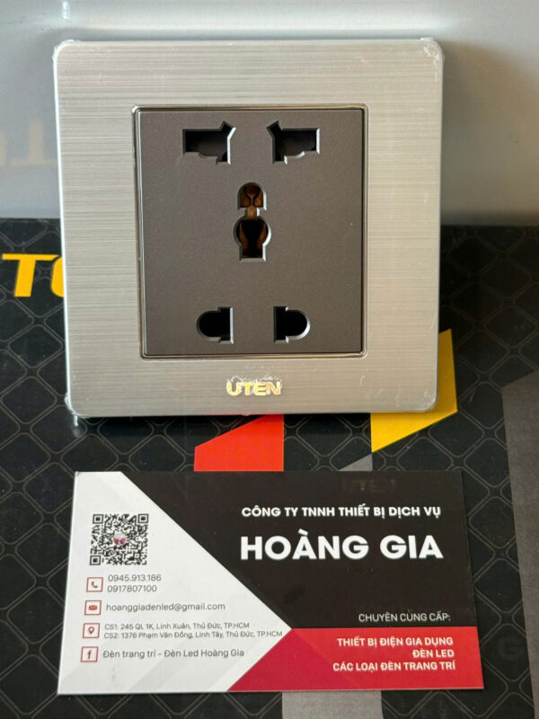đèn trang trí nội thất của mọi nhà Bộ ổ cắm 2 chấu và 3 chấu V6.0GZ12Z13/N