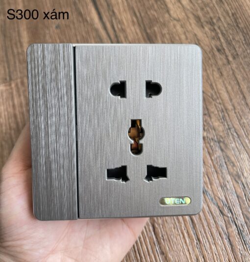 Bộ công tắc 1 chiều và ổ cắm 5 chấu S300-GK12Z12Z13/N