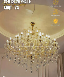 Đèn chùm pha lê K9 cao cấp CNQT-74