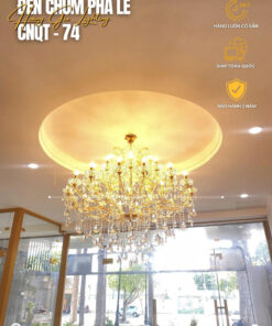 Đèn chùm pha lê K9 cao cấp CNQT-74