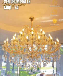Đèn chùm pha lê K9 cao cấp CNQT-74
