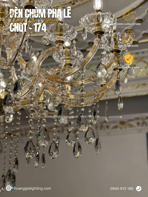 Đèn chùm pha lê K9 cao cấp CNQT-174