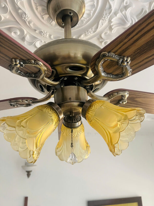 Quạt trần cánh gỗ QT42001