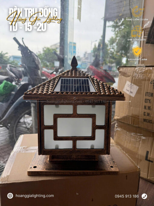 Đèn trụ cổng NLMT TD-15-20