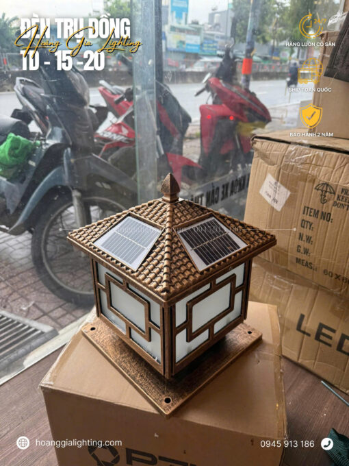 Đèn trụ cổng NLMT TD-15-20