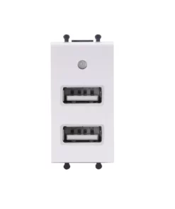 Ổ cắm đôi USB cỡ S Q120B-2USB