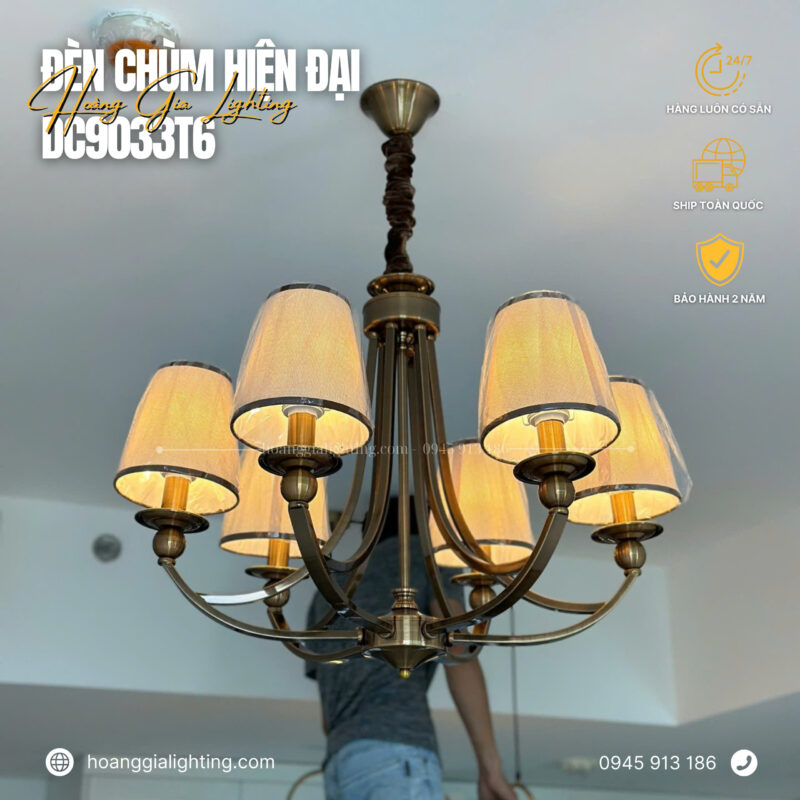 Đèn chùm hiện đại DC9033T6