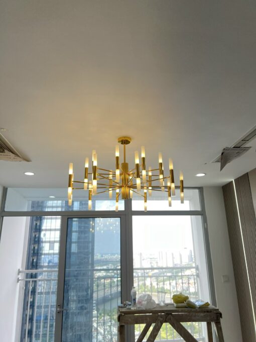 Đèn thả hiện đại TTKCD125N40 xi vàng