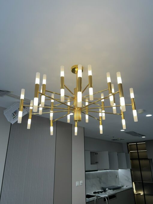 Đèn thả hiện đại TTKCD125N40 xi vàng