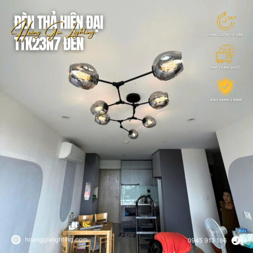 Đèn thả hiện đại TTK23N7 ĐEN