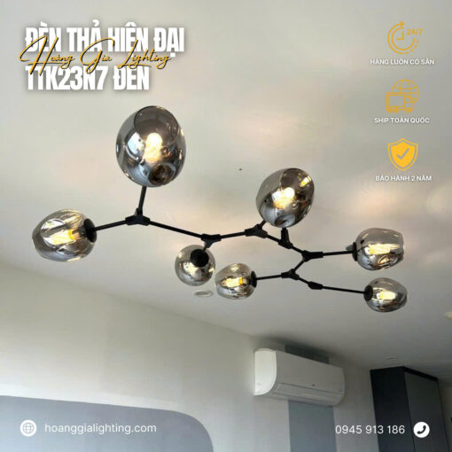 Đèn thả hiện đại TTK23N7 ĐEN