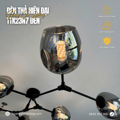 Đèn thả hiện đại TTK23N7 ĐEN