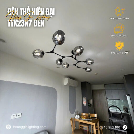 Đèn thả hiện đại TTK23N7 ĐEN