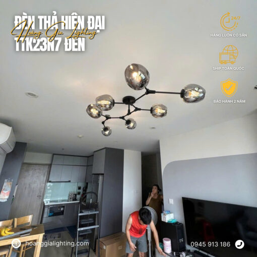 Đèn thả hiện đại TTK23N7 ĐEN