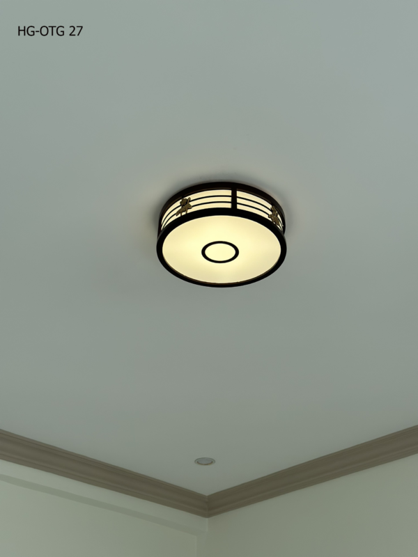 Đèn ốp trần gỗ OT 27