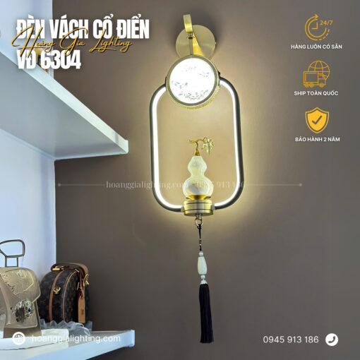 Đèn vách đồng VĐ 6304
