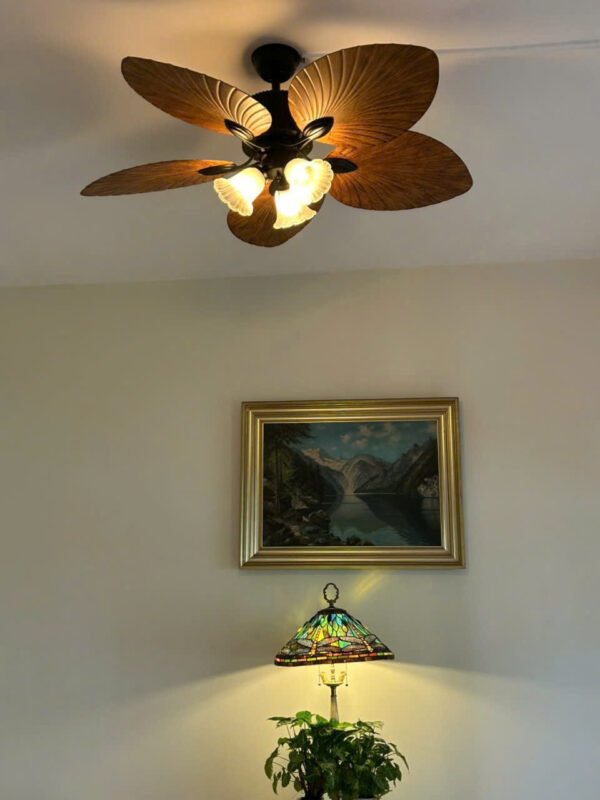 Quạt trần hình lá cọ QViFa-49