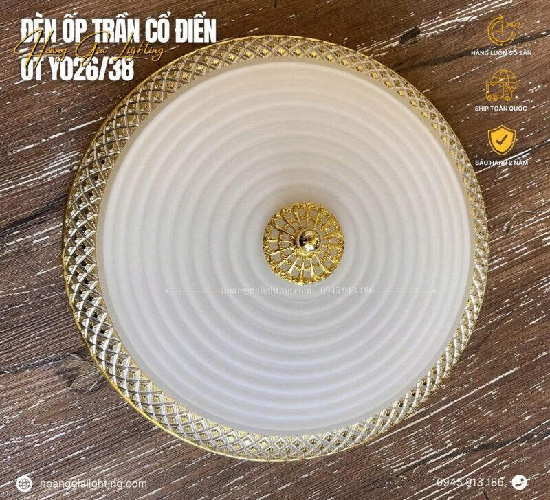Đèn ốp trần cổ điển OT Y026