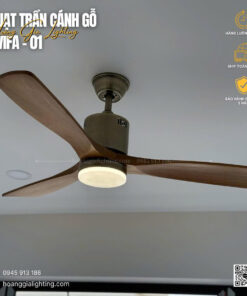 Quạt trần cánh gỗ QViFa-01