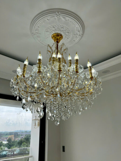 Đèn chùm pha lê nến DC81156