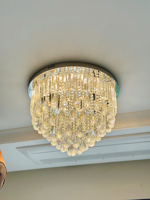 đèn trang trí nội thất của mọi nhà Đèn mâm pha lê OTPL40397