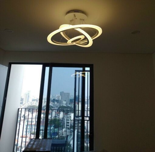 Đèn thả 3 vòng nhựa THD7033