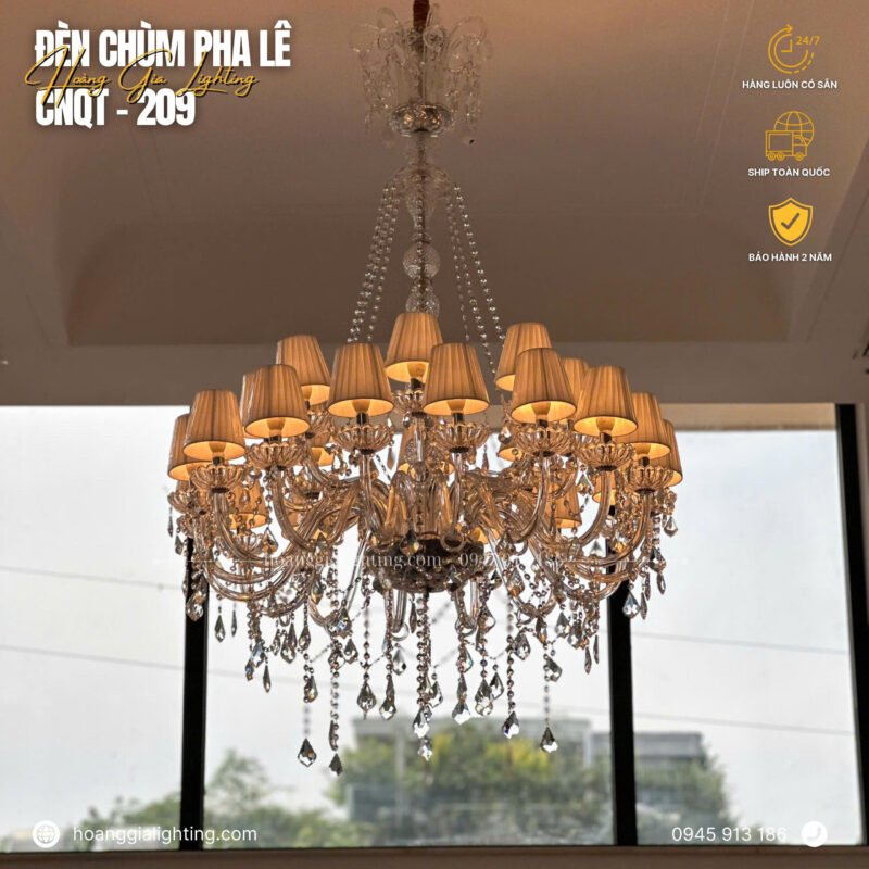 Đèn chùm thông tầng CNQT-209