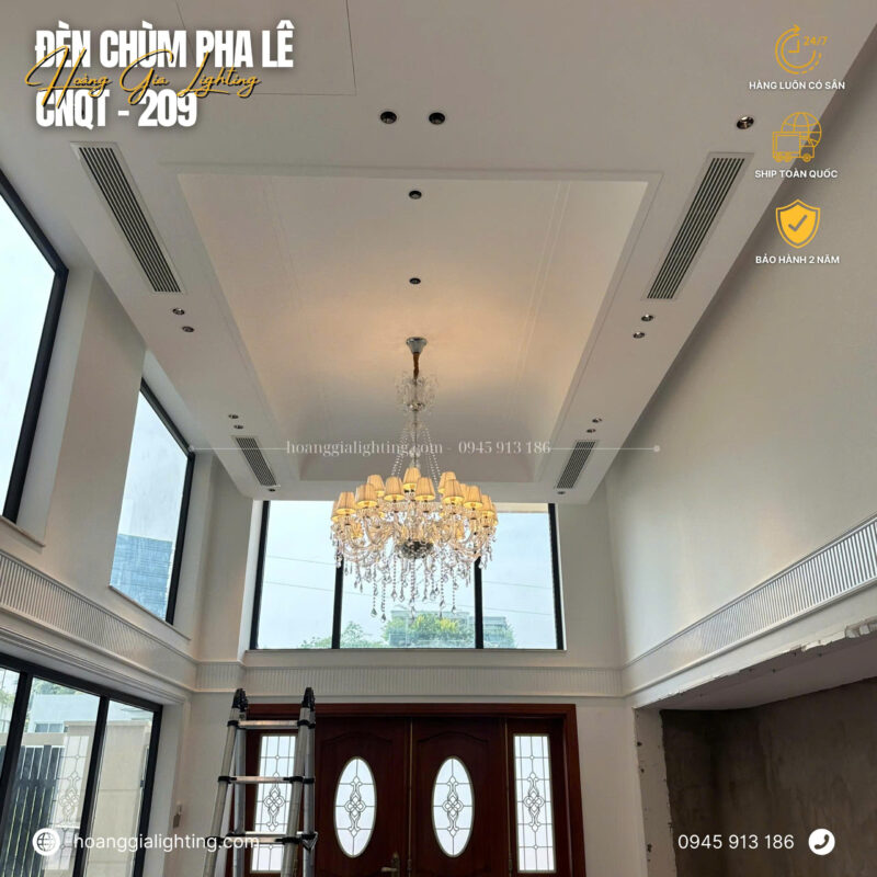 Đèn chùm thông tầng CNQT-209