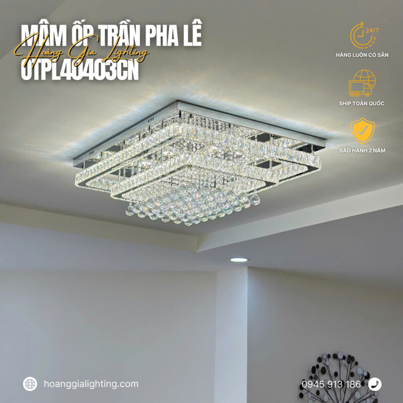 Đèn mâm pha lê OTPL40403CN