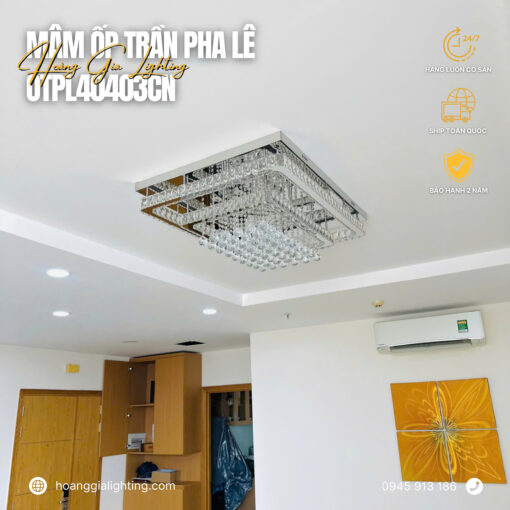 Đèn mâm pha lê OTPL40403CN