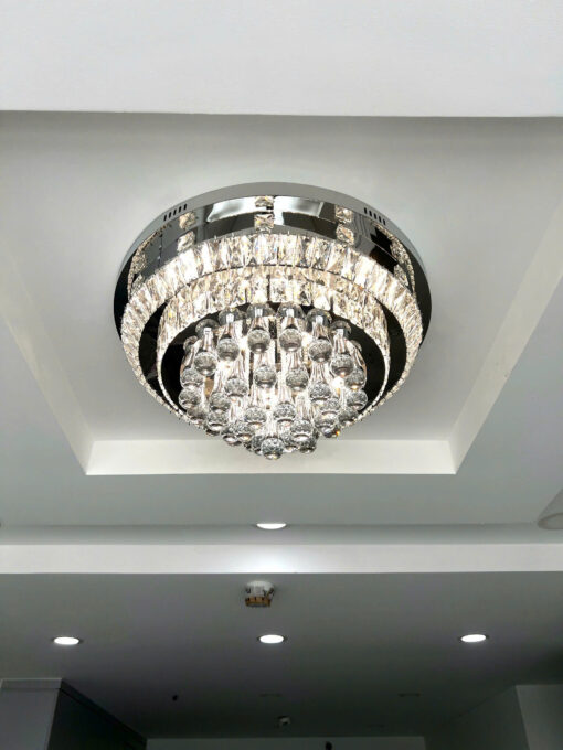 đèn trang trí nội thất của mọi nhà Đèn mâm pha lê OTPL41