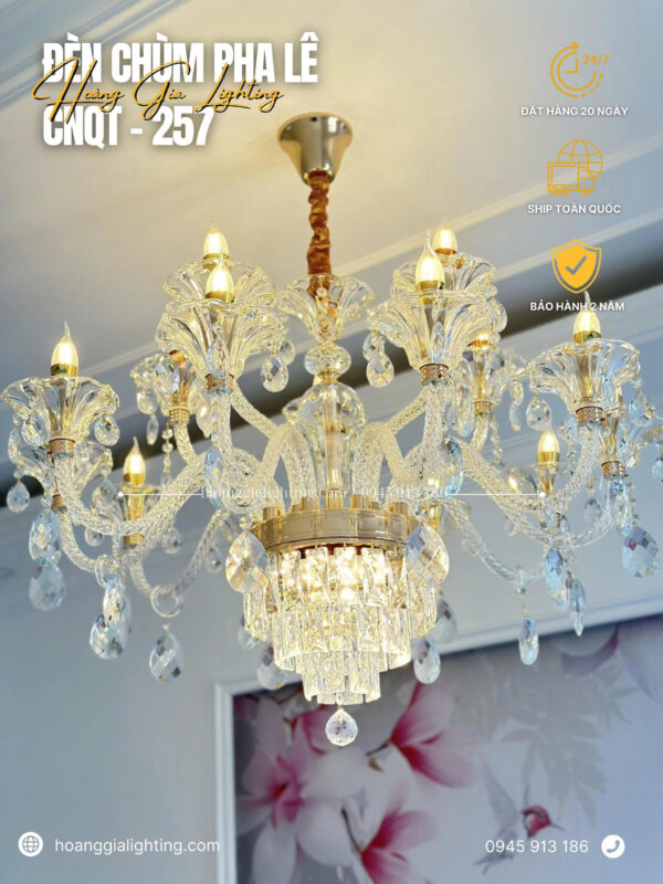 Đèn chùm pha lê CNQT-257