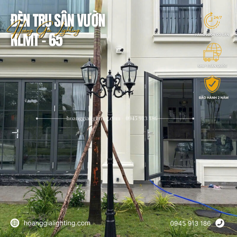 Đèn trụ cao sân vườn NLMT TD-65