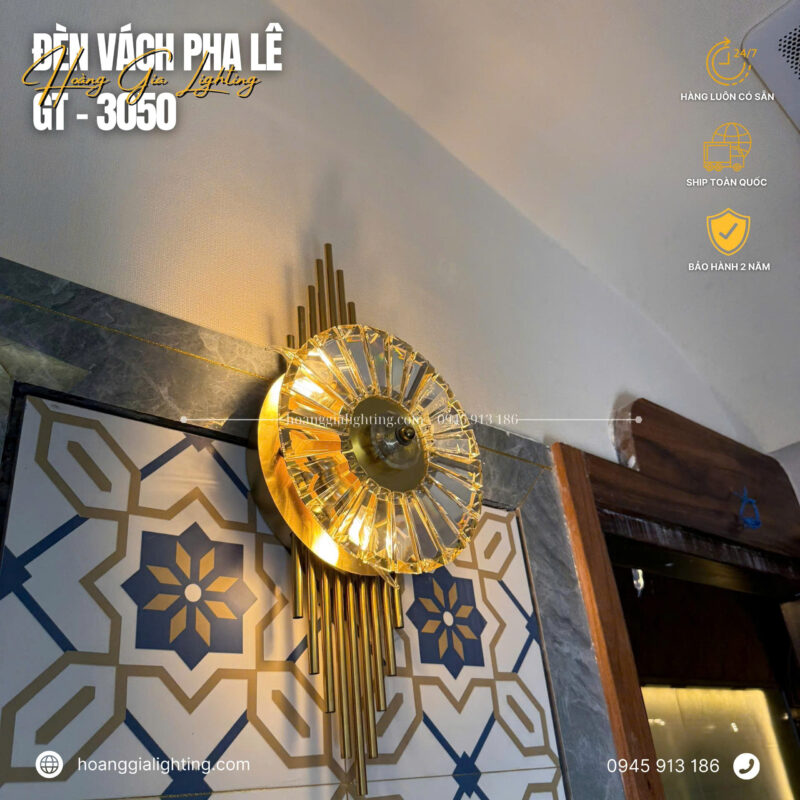 Đèn vách pha lê GT-3050