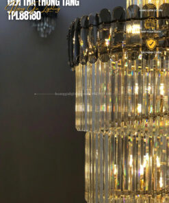 đèn trang trí nội thất của mọi nhà Đèn thông tầng pha lê TPL88180