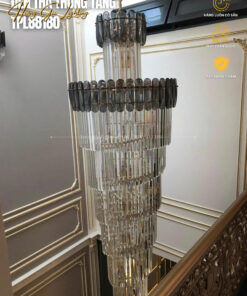 đèn trang trí nội thất của mọi nhà Đèn thông tầng pha lê TPL88180