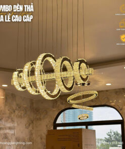 đèn trang trí nội thất của mọi nhà Đèn thả pha lê TH-819-22