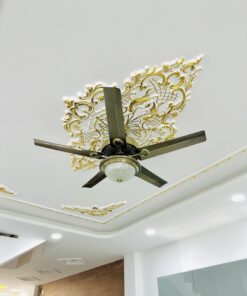 đèn trang trí nội thất của mọi nhà Quạt trần cánh sắt QT48011