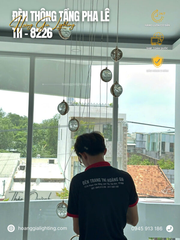 Đèn thông tầng pha lê TH-8226