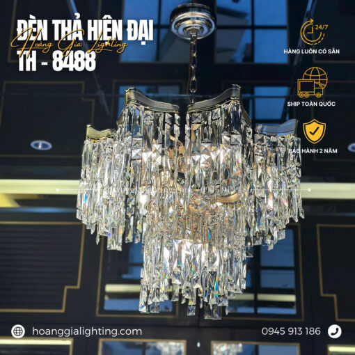 Đèn thả pha lê TH-8488