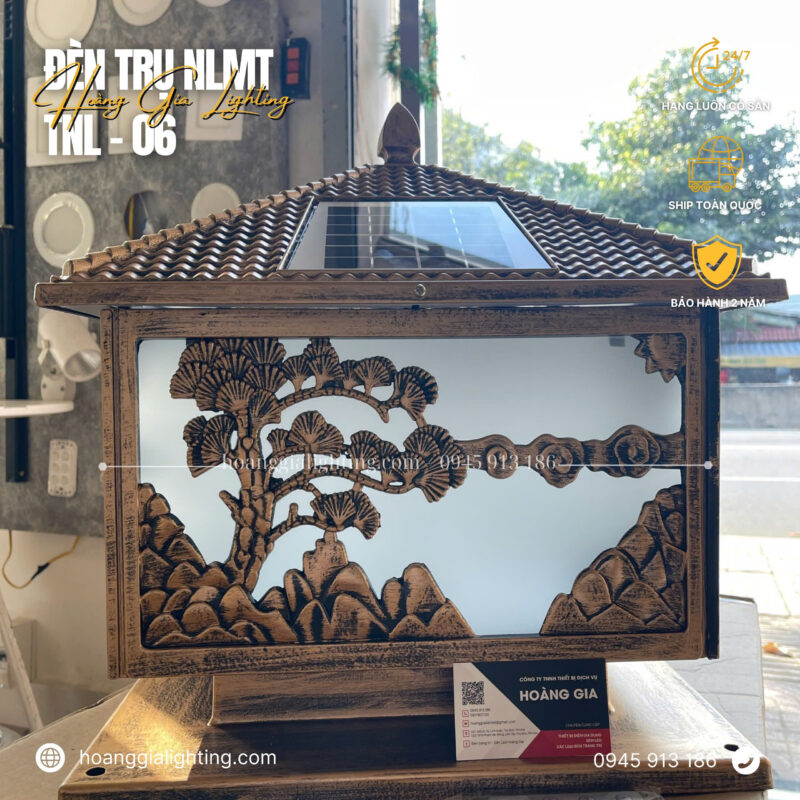 Đèn trụ cổng NLMT TNL-06