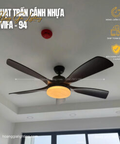 đèn trang trí nội thất của mọi nhà Quạt trần cánh nhựa QViFa-94
