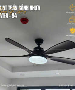đèn trang trí nội thất của mọi nhà Quạt trần cánh nhựa QViFa-94