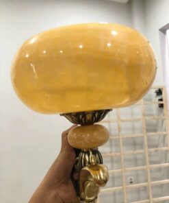 Đèn chùm đồng chao đá CĐ 1274/8