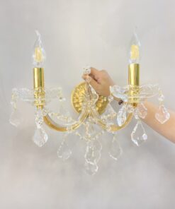 Đèn vách pha lê cổ điển VDC81156T2